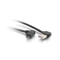 C2G 81706, 3 m, USB A, Micro-USB B, USB 2.0, Male/Male, Black