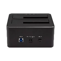 StarTech.com Dual-Bay USB 3.0 to SATA Hard Drive Docking Station, USB Hard Drive Dock, External 2.5/3.5