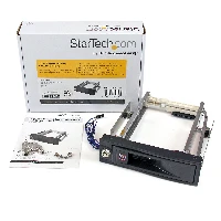 StarTech.com 5.25in Trayless Hot Swap Mobile Rack for 3.5in Hard Drive, 13.3 cm (5.25