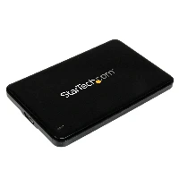 StarTech.com Drive Enclosure for 2.5in SATA SSDs / HDDs - USB 3.0 - 7mm, HDD/SSD enclosure, 2.5