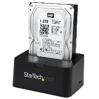 StarTech.com External Docking Station for 2.5in or 3.5in SATA III 6Gbps Hard Drives - eSATA or USB 3.0 with UASP, HDD, SSD, Serial ATA, 2.5,3.5