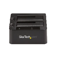 StarTech.com Dual-Bay USB 3.1 to SATA Hard Drive Docking Station, USB 3.1 (10 Gbps) Hard Drive Dock, External 2.5/3.5