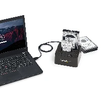 StarTech.com Dual-Bay USB 3.1 to SATA Hard Drive Docking Station, USB 3.1 (10 Gbps) Hard Drive Dock, External 2.5/3.5