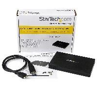 StarTech.com 2.5in Aluminum USB 3.0 External SATA III SSD Hard Drive Enclosure with UASP for SATA 6 Gbps  Portable External HDD, HDD enclosure, 2.5
