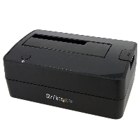 StarTech.com Single Bay USB 3.0 to SATA Hard Drive Docking Station, USB 3.0 (5 Gbps) Hard Drive Dock, External 2.5/3.5