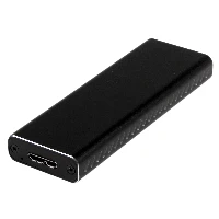 StarTech.com M.2 SSD Enclosure for M.2 SATA SSDs - USB 3.0 (5Gbps) with UASP, SSD enclosure, M.2, M.2, 6 Gbit/s, USB connectivity, Black