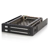 StarTech.com 2 Drive 2.5in Trayless Hot Swap SATA Mobile Rack Backplane, 8.89 cm (3.5