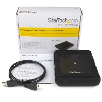 StarTech.com Rugged Hard Drive Enclosure - USB 3.0 to 2.5in SATA 6Gbps HDD or SSD - UASP, HDD/SSD enclosure, 2.5