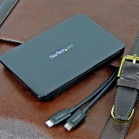 StarTech.com USB 3.1 (10Gbps) Tool-Free Enclosure for 2.5in SATA SSD/HDD - USB-C, HDD/SSD enclosure, 2.5