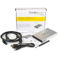 StarTech.com eSATAp / eSATA or USB 3.0 External 2.5in SATA III 6 Gbps Hard Drive Enclosure with UASP  Portable HDD / SDD, HDD/SSD enclosure, 2.5