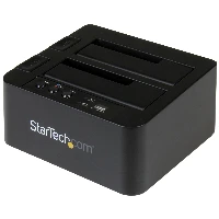 StarTech.com Standalone Hard Drive Duplicator, Dual Bay HDD/SSD Cloner/Copier, USB 3.1 (10Gbps) to SATA III HDD/SSD Docking Station, Hard Disk Duplicator Dock, Hard Drive Cloner, 2.5,3.5