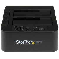 StarTech.com Standalone Hard Drive Duplicator, Dual Bay HDD/SSD Cloner/Copier, USB 3.1 (10Gbps) to SATA III HDD/SSD Docking Station, Hard Disk Duplicator Dock, Hard Drive Cloner, 2.5,3.5