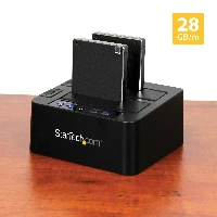 StarTech.com Standalone Hard Drive Duplicator, Dual Bay HDD/SSD Cloner/Copier, USB 3.1 (10Gbps) to SATA III HDD/SSD Docking Station, Hard Disk Duplicator Dock, Hard Drive Cloner, 2.5,3.5