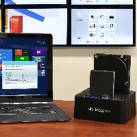 StarTech.com Standalone Hard Drive Duplicator, Dual Bay HDD/SSD Cloner/Copier, USB 3.1 (10Gbps) to SATA III HDD/SSD Docking Station, Hard Disk Duplicator Dock, Hard Drive Cloner, 2.5,3.5