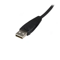 StarTech.com 6 ft 2-in-1 USB KVM Cable, 1.8 m, VGA, Black, USB, USB A + VGA, USB B + VGA