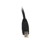 StarTech.com 6 ft 2-in-1 USB KVM Cable, 1.8 m, VGA, Black, USB, USB A + VGA, USB B + VGA