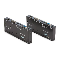 StarTech.com USB VGA KVM Console Extender over CAT5 UTP (500 ft), Transmitter & receiver, Wired, 150 m, Black, CE, FCC, RoSH, VGA