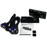 StarTech.com USB VGA KVM Console Extender over CAT5 UTP (500 ft), Transmitter & receiver, Wired, 150 m, Black, CE, FCC, RoSH, VGA