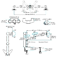 StarTech.com Desk-Mount Dual Monitor Arm - Articulating, Clamp, 13.6 kg, 30.5 cm (12