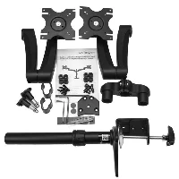StarTech.com Desk-Mount Dual Monitor Arm - Articulating, Clamp, 13.6 kg, 30.5 cm (12