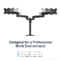 StarTech.com Desk-Mount Dual Monitor Arm - Articulating, Clamp, 13.6 kg, 30.5 cm (12