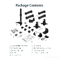 StarTech.com Desk-Mount Dual Monitor Arm - Articulating, Clamp, 13.6 kg, 30.5 cm (12