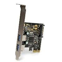 StarTech.com 2 Port PCI Express PCIe SuperSpeed USB 3.0 Controller Card w/ SATA Power, PCIe, USB 3.2 Gen 1 (3.1 Gen 1), 5 Gbit/s, 0 - 60 C, 0 - 80 C, 10 - 90%