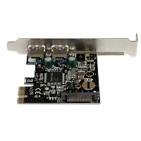 StarTech.com 2 Port PCI Express PCIe SuperSpeed USB 3.0 Controller Card w/ SATA Power, PCIe, USB 3.2 Gen 1 (3.1 Gen 1), 5 Gbit/s, 0 - 60 C, 0 - 80 C, 10 - 90%