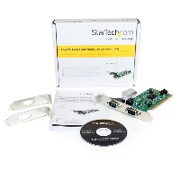 StarTech.com 2 Port PCI RS232 Serial Adapter Card with 16550 UART, PCI, Serial, RS-232, Green, 6548788 h, CE, FCC, TAA, REACH