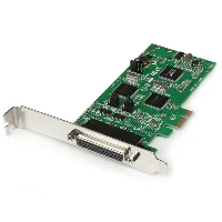StarTech.com 4 Port PCI Express PCIe Serial Combo Card - 2 x RS232 2 x RS422 / RS485, PCIe, Serial, RS-232/422/485, SystemBase SB16C1052PCI, 256 B, 0 - 100 C