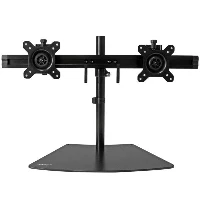 StarTech.com Dual-Monitor Stand - Horizontal - Black, Freestanding, 8 kg, 61 cm (24