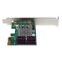StarTech.com 4 Port PCI Express 2.0 SATA III 6Gbps RAID Controller Card with HyperDuo SSD Tiering, Serial ATA, Serial ATA III, PCI Express, 0, 1, 10, JBOD, 6 Gbit/s, Marvell - 88SE9230, 48 bit
