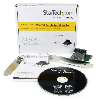 StarTech.com 4 Port PCI Express 2.0 SATA III 6Gbps RAID Controller Card with HyperDuo SSD Tiering, Serial ATA, Serial ATA III, PCI Express, 0, 1, 10, JBOD, 6 Gbit/s, Marvell - 88SE9230, 48 bit