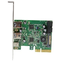 StarTech.com 5-Port USB 3.1 PCIe Card - 1x USB-C (10Gbps), 2x USB-A (5Gbps) + 1x 2-Port IDC (5Gbps), PCIe, USB 3.2 Gen 1 (3.1 Gen 1), Full-height / Low-profile, PCIe 3.0, 50000 h, CE, FCC, TAA