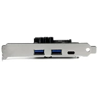 StarTech.com 5-Port USB 3.1 PCIe Card - 1x USB-C (10Gbps), 2x USB-A (5Gbps) + 1x 2-Port IDC (5Gbps), PCIe, USB 3.2 Gen 1 (3.1 Gen 1), Full-height / Low-profile, PCIe 3.0, 50000 h, CE, FCC, TAA