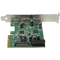StarTech.com 5-Port USB 3.1 PCIe Card - 1x USB-C (10Gbps), 2x USB-A (5Gbps) + 1x 2-Port IDC (5Gbps), PCIe, USB 3.2 Gen 1 (3.1 Gen 1), Full-height / Low-profile, PCIe 3.0, 50000 h, CE, FCC, TAA