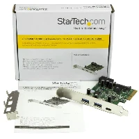 StarTech.com 5-Port USB 3.1 PCIe Card - 1x USB-C (10Gbps), 2x USB-A (5Gbps) + 1x 2-Port IDC (5Gbps), PCIe, USB 3.2 Gen 1 (3.1 Gen 1), Full-height / Low-profile, PCIe 3.0, 50000 h, CE, FCC, TAA