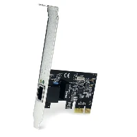 StarTech.com 1 Port PCI Express PCIe Gigabit Network Server Adapter NIC Card - Dual Profile, Internal, Wired, PCI Express, Ethernet, 1000 Mbit/s