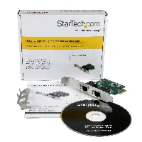 StarTech.com Dual Port Gigabit PCI Express Server Network Adapter Card - PCIe NIC, Internal, Wired, PCI Express, Ethernet, 2000 Mbit/s