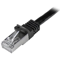StarTech.com Cat6 Patch Cable - Shielded (SFTP) - 5 m, Black, 5 m, Cat6, SF/UTP (S-FTP), RJ-45, RJ-45