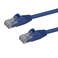 StarTech.com 1m CAT6 Ethernet Cable - Blue CAT 6 Gigabit Ethernet Wire -650MHz 100W PoE RJ45 UTP Network/Patch Cord Snagless w/Strain Relief Fluke Tested/Wiring is UL Certified/TIA, 1 m, Cat6, U/UTP (UTP), RJ-45, RJ-45