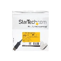 StarTech.com DisplayPort to DVI Adapter - DisplayPort to DVI-D Adapter/Video Converter - 1080p - DP 1.2 to DVI Monitor/Display Cable Adapter Dongle - DP to DVI Adapter - Latching DP Connector, 0.24 m, DisplayPort, DVI-D, Male, Female, Straight