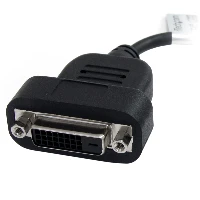StarTech.com DisplayPort to DVI Adapter - Active DisplayPort to DVI-D Adapter/Video Converter 1080p - DP 1.2 to DVI Monitor Cable Adapter Dongle - DP to DVI Adapter - Latching DP Connector, 0.2 m, DisplayPort, DVI-D, Male, Female, Straight