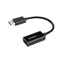 StarTech.com DisplayPort to HDMI Adapter - 4K 30Hz Active DisplayPort to HDMI Video Converter - DP to HDMI Monitor/TV/Display Cable Adapter Dongle - Ultra HD DP 1.2 to HDMI 1.4 Adapter, 0.15 m, DisplayPort, HDMI Type A (Standard), Male, Female, Straight