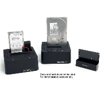 StarTech.com SATA to 2.5in or 3.5in IDE Hard Drive Adapter for HDD Docks, SATA 7-pin + SATA 15-pin, IDE 40-pin + IDE 44-pin + LP4, Black