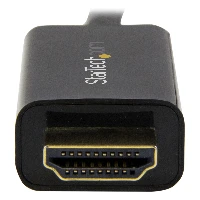 StarTech.com 6ft (2m) DisplayPort to HDMI Cable - 4K 30Hz - DisplayPort to HDMI Adapter Cable - DP 1.2 to HDMI Monitor Cable Converter - Latching DP Connector - Passive DP to HDMI Cord, 2 m, HDMI Type A (Standard), DisplayPort, Male, Male, Straight