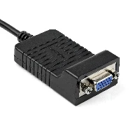 StarTech.com DisplayPort to VGA Adapter - Active DP to VGA Converter - 1080p Video - Durable - DP/DP++ Source to VGA Monitor Cable Adapter Dongle - DP 1.2 to VGA - Latching DP Connector, 0.08 m, DisplayPort, VGA (D-Sub), Male, Female, Straight