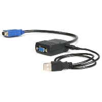 StarTech.com 2 Port VGA Video Splitter - USB Powered, VGA, 2x VGA, 2048 x 1536 pixels, Black, Plastic, 61 m