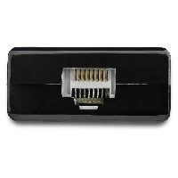 StarTech.com USB to Ethernet Adapter, USB 3.0 to 10/100/1000 Gigabit Ethernet LAN Converter for Laptops, 11.8in/30cm Attached Cable, USB to RJ45 Adapter, NIC Adapter, USB Network Adapter, Wired, USB, Ethernet, 5000 Mbit/s, Black