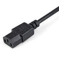 StarTech.com 1m (3ft) Power Extension Cord, C14 to C13, 10A 125V, 18AWG, Computer Power Cord Extension, IEC-320-C14 to IEC-320-C13 AC Power Cable Extension for Power Supply, UL Listed, 1 m, C14 coupler, C13 coupler, SVT, 250 V, 5 A